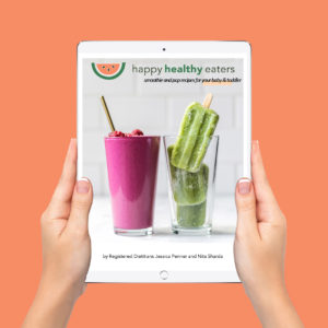 Smoothie and Popsicle Ebook Ipad Mockup with a pink background