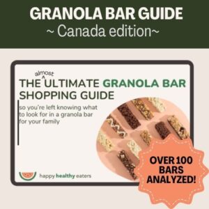 Granola Bar Guide (canada edition)